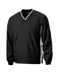 Sport-Tek - Tipped V-Neck Raglan Wind Shirt