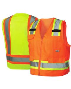Pyramex - Class 2 Solid Front with Mesh Back Safety Vest